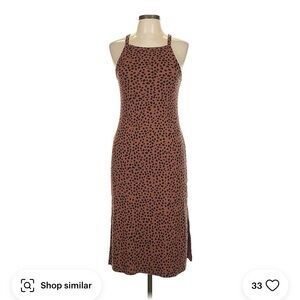 Old Navy ribbed leopard dress, XS